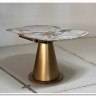 Стол TERAMO 135 GLOSS GRAND JADE SOLID CERAMIC, керамика, поворотн.механизм / Бронзовый, DISAUR заказать в интернет магазине по цене 63 810 руб. в Самаре