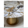 Стол TERAMO 135 GLOSS GRAND JADE SOLID CERAMIC, керамика, поворотн.механизм / Бронзовый, DISAUR заказать в интернет магазине по цене 63 810 руб. в Самаре
