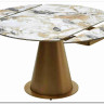 Стол TERAMO 135 GLOSS GRAND JADE SOLID CERAMIC, керамика, поворотн.механизм / Бронзовый, DISAUR заказать в интернет магазине по цене 63 810 руб. в Самаре