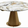 Стол TERAMO 135 GLOSS GRAND JADE SOLID CERAMIC, керамика, поворотн.механизм / Бронзовый, DISAUR заказать в интернет магазине по цене 63 810 руб. в Самаре