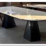 Стол ОРФЕЙ 240 нераскладной цвет ОНИКС (ONYX SABLE PULIDO), керамика / Черный каркас заказать в интернет магазине по цене 101 050 руб. в Самаре