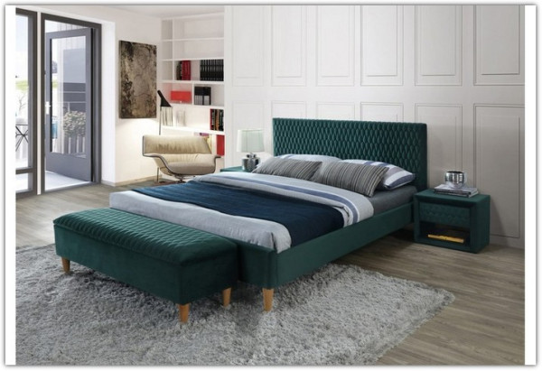 Кровать AZURRO Velvet 160/200 Signal заказать в интернет магазине по цене 43 612 руб. в Самаре