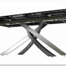 Стол ESTEBIO 160 KL-99 Белый мрамор матовый, итальянская керамика/ Серый металлик, DISAUR заказать в интернет магазине по цене 100 240 руб. в Самаре