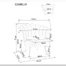 Кресло SIGNAL CAMELLIA Velvet Bluvel 14 (серый/золотой) заказать в интернет магазине по цене 27 417 руб. в Самаре