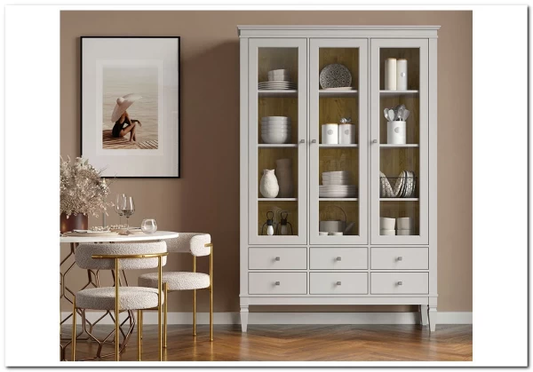 Шкаф для посуды Ольса-С 306 из массива сосны заказать в интернет магазине по цене 81 929 руб. в Самаре