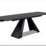 Стол обеденный Signal SALVADORE Ceramic 160 раскладной (Pietra Di Savoia серый/черный мат) заказать в интернет магазине по цене 136 474 руб. в Самаре