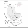 Кресло Signal VIVIEN Velvet (карри/черный) заказать в интернет магазине по цене 52 138 руб. в Самаре