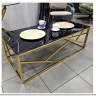 Стол журнальный Signal ESCADA A II (эффект черного мрамора/золотой) заказать в интернет магазине по цене 41 751 руб. в Самаре