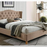 Кровать Signal ASPEN VELVET BLUVEL 28 (бежевый/дуб) 160/200 заказать в интернет магазине по цене 62 781 руб. в Самаре