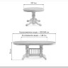 Стол Кантри 160 орех с коричневой патиной заказать в интернет магазине по цене 90 460 руб. в Самаре