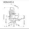 Кресло компьютерное HALMAR VESUVIO 2 бирюзовый/серый/белый заказать в интернет магазине по цене 15 791 руб. в Самаре