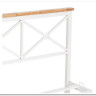 Купить Кровать Iris (mod.9311) дерево гевея/металл, 160*200 см (Queen bed), Белый (White) с доставкой по России по цене производителя можно в магазине Другая Мебель в Самаре