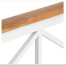 Купить Кровать Iris (mod.9311) дерево гевея/металл, 160*200 см (Queen bed), Белый (White) с доставкой по России по цене производителя можно в магазине Другая Мебель в Самаре