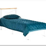 Купить Кровать Iris (mod.9311) дерево гевея/металл, 90*200 см (Single bed), Белый (White) с доставкой по России по цене производителя можно в магазине Другая Мебель в Самаре