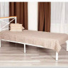 Купить Кровать Iris (mod.9311) дерево гевея/металл, 90*200 см (Single bed), Белый (White) с доставкой по России по цене производителя можно в магазине Другая Мебель в Самаре