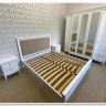 Купить Кровать двуспальная Римини с мягким изголовьем с доставкой по России по цене производителя можно в магазине Другая Мебель в Самаре