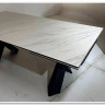 Стол ORISTANO 200 MARBLES KL-99 Белый мрамор матовый, итальянская керамика/ черный каркас, DISAUR заказать в интернет магазине по цене 99 040 руб. в Самаре