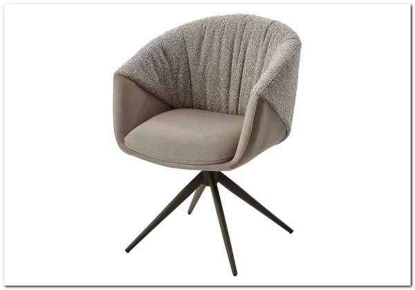 Стул ГИССЕН (GISSEN) 360 град., цвет ЛАТТЕ RIELY-111 / V885-3, ткань / ЛАТТЕ, ®DISAUR заказать в интернет магазине по цене 18 550 руб. в Самаре