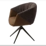 Стул ГИССЕН (GISSEN) 360 град., цвет КОФЕ HP032-08A PU / V885-1, экокожа / ткань / ЛАТТЕ, ®DISAUR заказать в интернет магазине по цене 18 550 руб. в Самаре