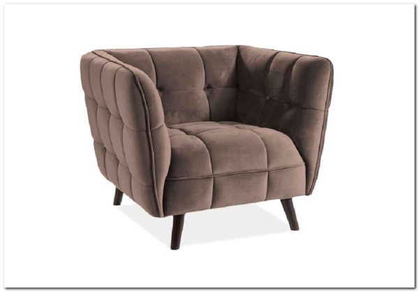 Кресло Signal CASTELLO 1 Velvet Bluvel 28 (бежевый) заказать в интернет магазине по цене 66 434 руб. в Самаре