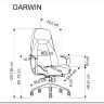 Кресло компьютерное HALMAR DARWIN капучино заказать в интернет магазине по цене 44 939 руб. в Самаре