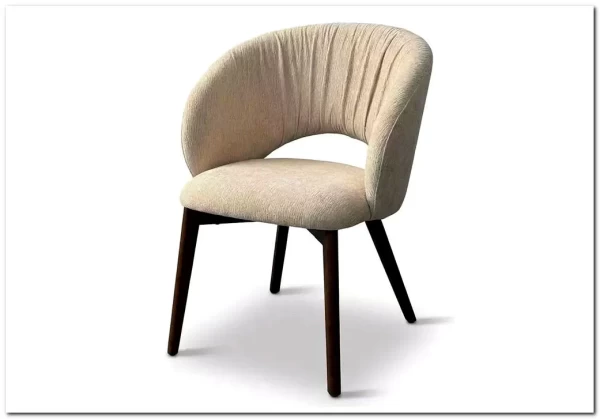 Стул ПИОЛА (PIOLA), цвет СВЕТЛО-БЕЖЕВЫЙ CITY-102, букле / ОРЕХ каркас, ®DISAUR заказать в интернет магазине по цене 15 150 руб. в Самаре