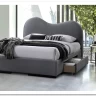 Кровать Halmar AMBER (серый) 160/200 заказать в интернет магазине по цене 68 988 руб. в Самаре