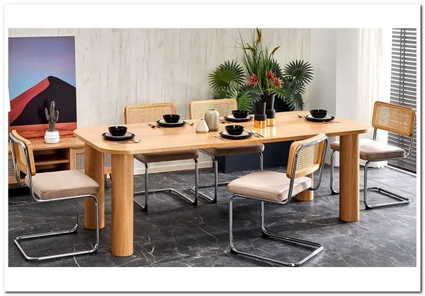 Стол обеденный Halmar ELEFANTE PROSTOKAT (дуб натуральный) заказать в интернет магазине по цене 132 102 руб. в Самаре