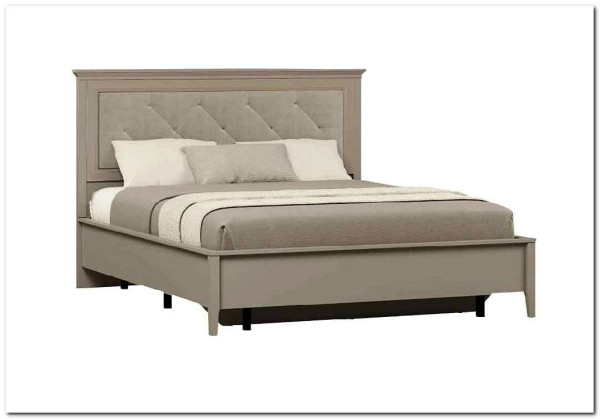 Кровать с мягким элементом Classic LOZ180x200 глиняный серый BRW заказать в интернет магазине по цене 46 290 руб. в Самаре