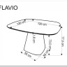 Стол обеденный Halmar FLAVIO 120 (белый) заказать в интернет магазине по цене 51 231 руб. в Самаре