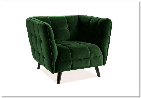 Кресло CASTELLO 1 Velvet Bluvel 78  Signal (зеленый) заказать в интернет магазине по цене 66 434 руб. в Самаре