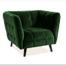 Кресло CASTELLO 1 Velvet Bluvel 78  Signal (зеленый) заказать в интернет магазине по цене 66 434 руб. в Самаре