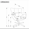 Кресло Halmar ORINOKO (серый) заказать в интернет магазине по цене 29 954 руб. в Самаре