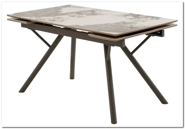 Стол ЛИБЕРТИ 180 цвет ПАНДОРА (Pandora), керамика / Латте каркас заказать в интернет магазине по цене 52 100 руб. в Самаре