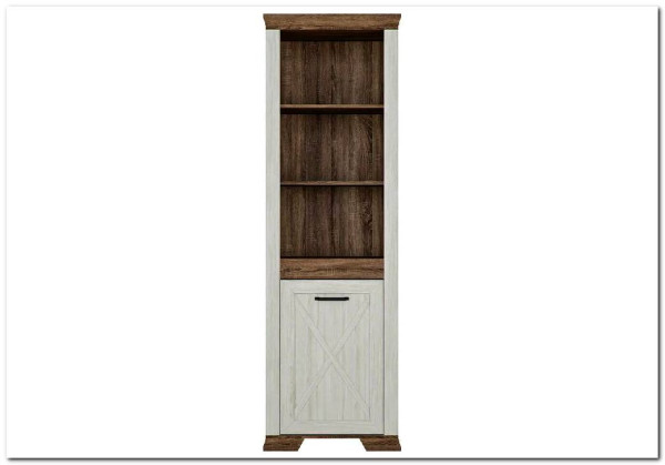 Стеллаж Marselle REG1DP BRW для гостиной по цене 18 600 руб.