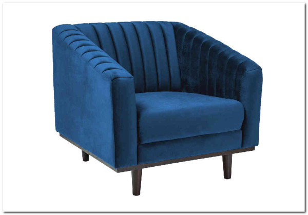 Кресло ASPREY 1 Velvet Bluvel 86  Signal (синий) заказать в интернет магазине по цене 61 567 руб. в Самаре
