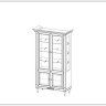 Витрина FL-W2 Florencja Taranko  заказать в интернет магазине по цене 290 264,90 руб. в Самаре