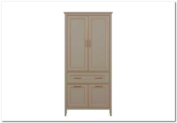 Шкаф Classic REG4D1S глиняный серый BRW заказать в интернет магазине по цене 42 880 руб. в Самаре