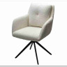 Стул MEADOW 360 град. поворот. Белый XD841-01, букле / черный каркас, DISAUR заказать в интернет магазине по цене 15 615 руб. в Самаре