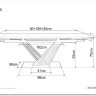 Стол обеденный Signal GENESIS Legno 160 (эффект дерева/дуб/черный)  заказать в интернет магазине по цене 117 739 руб. в Самаре