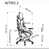 Кресло компьютерное Halmar NITRO 2 (красный/черный) заказать в интернет магазине по цене 43 394 руб. в Самаре