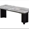 Стол АДАЖИО 240 (320) см MINERAL STONE NATURAL, керамика / Черный каркас заказать в интернет магазине по цене 123 150 руб. в Самаре