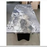 Стол АДАЖИО 240 (320) см MINERAL STONE NATURAL, керамика / Черный каркас заказать в интернет магазине по цене 123 150 руб. в Самаре