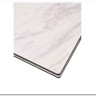 Стол BELLUNO 160 MARBLES KL-99 Белый мрамор матовый итальянская керамика/ белый каркас заказать в интернет магазине по цене 99 320 руб. в Самаре