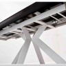 Стол BELLUNO 160 MARBLES KL-99 Белый мрамор матовый итальянская керамика/ белый каркас заказать в интернет магазине по цене 99 320 руб. в Самаре