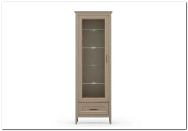 Витрина Classic глиняный серый REG1W1SZK BRW заказать в интернет магазине по цене 40 720 руб. в Самаре
