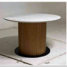 Стол MESA D120 цвет БЕЛЫЙ МРАМОР M326 / Каркас OAK, DISAUR заказать в интернет магазине по цене 68 300 руб. в Самаре