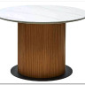 Стол MESA D120 цвет БЕЛЫЙ МРАМОР M326 / Каркас OAK, DISAUR заказать в интернет магазине по цене 68 300 руб. в Самаре