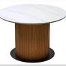 Стол MESA D120 цвет БЕЛЫЙ МРАМОР M326 / Каркас OAK, DISAUR заказать в интернет магазине по цене 68 300 руб. в Самаре