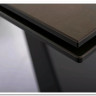 Стол обеденный Signal DIUNA Ceramic 160 раскланой (Ossido Bruno коричневый/черный мат) заказать в интернет магазине по цене 156 634 руб. в Самаре